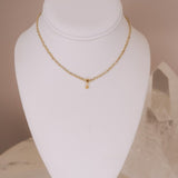 Silk Crystal & Diamond Slice Necklace (3 Colors)Marie Laure ChamorelNecklace