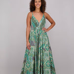 Silky Maxi Dress in Adjustable One SizeAdvance ApparelsDRESS