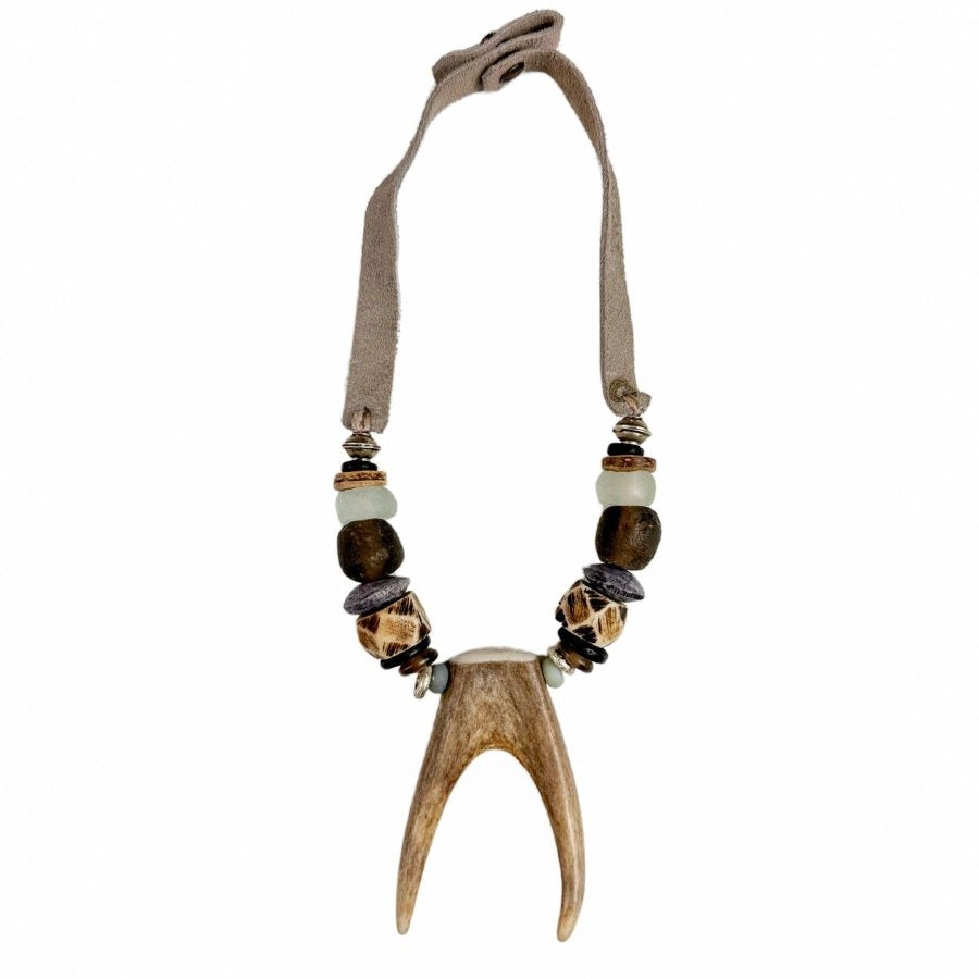 Slim Antler Necklace | MountaintopTwine & TwigNECKLACES