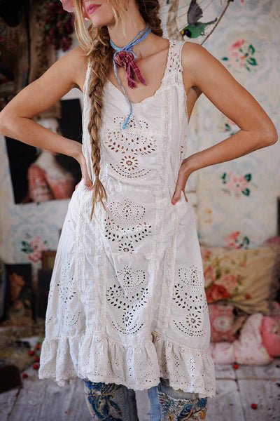 Slip 187 - Royalty Eyelet Layla Slip - MoonlightMagnolia PearlDRESS