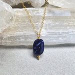 Sodalite - Single Stone Necklace #8135James & JezebelleNECKLACES