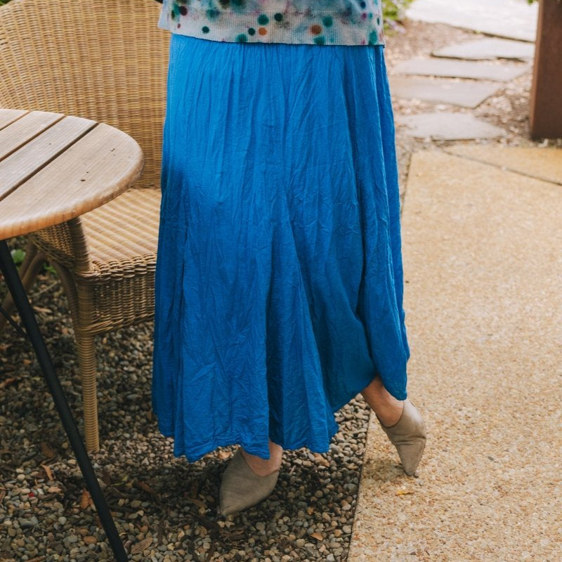 THE Cotton Skirt (Shades of Blue)ColetteSKIRT