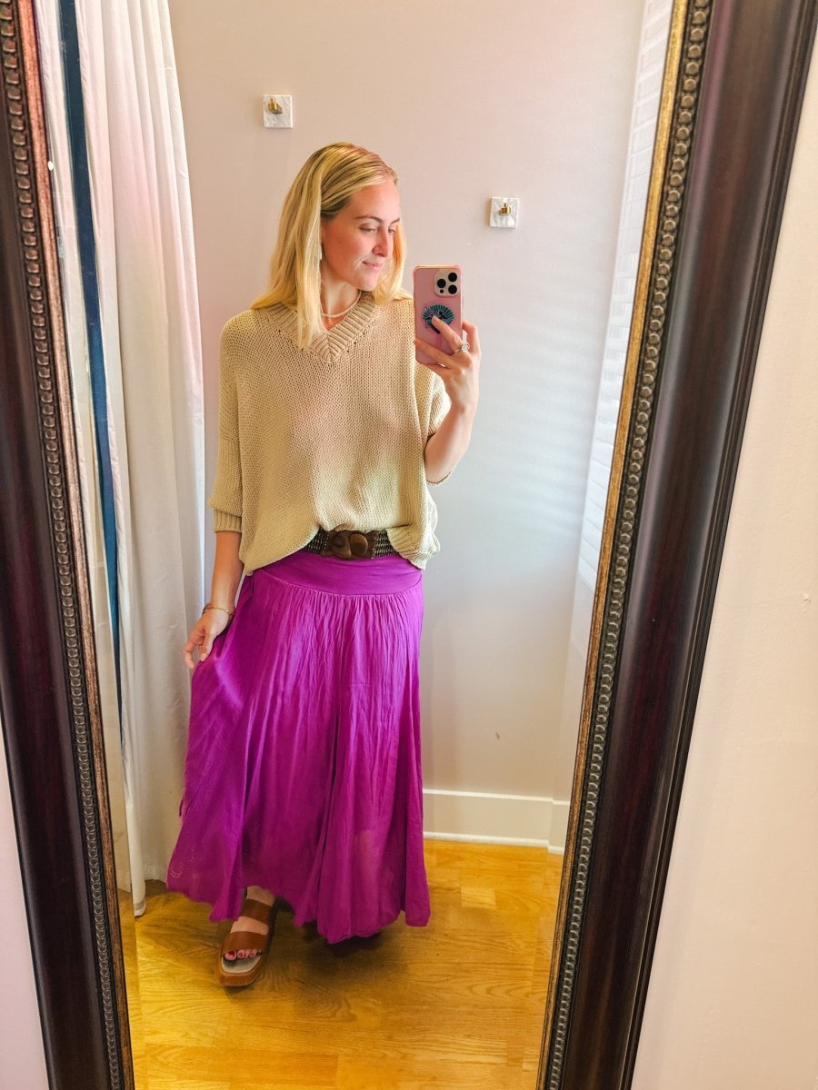 THE Cotton Skirt (Shades of Color)ColetteSkirt