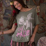 TOP 2196 - Malibu Cherub Tee - AlgaeMagnolia PearlTOPS