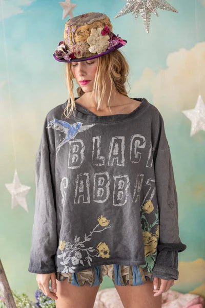 Top 2281 - BS AF Hermosa Sweatshirt - OzzyMagnolia PearlTOPS