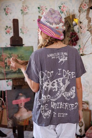 Top 2363 - Disturb The Universe Tee - OzzyMagnolia PearlTOPS