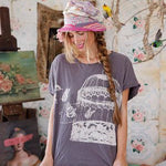 Top 2363 - Disturb The Universe Tee - OzzyMagnolia PearlTOPS