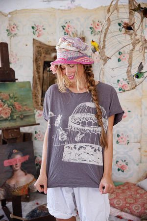 Top 2363 - Disturb The Universe Tee - OzzyMagnolia PearlTOPS