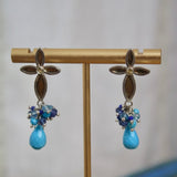 Turquoise Cross EarringsZiabirdEARRINGS