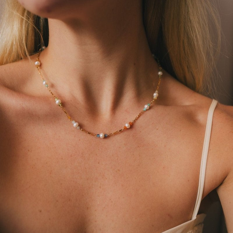 White Freshwater Pearls on Short NecklaceBeth ZinkNECKLACES