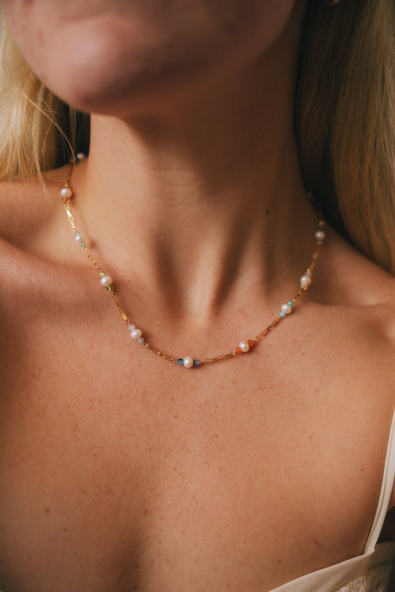 White Freshwater Pearls on Short NecklaceBeth ZinkNECKLACES