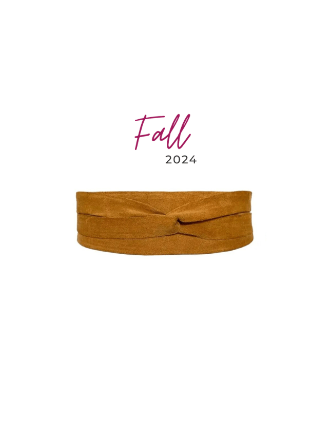 Wrap Belt - Honey Suede - OS - ADA Collection Beltsbelt