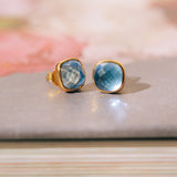 Cushion Studs: 24K Gold Vermeil (8 Colors)TreisiEarrings